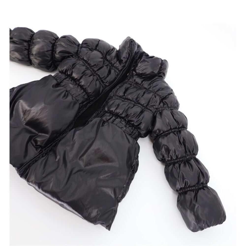 Old Navy Black Flare Bubble Coat Size 4T